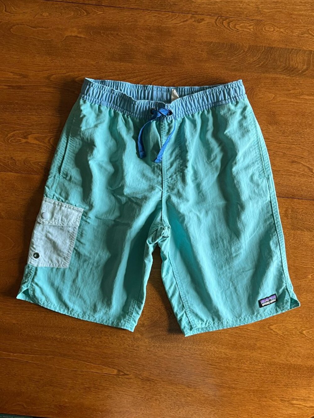 Patagonia aqua board shorts L 12